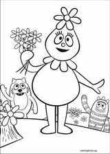 Characters kifestő | free printable coloring pages. Yo Gabba Gabba Coloring Pages Coloringbook Org