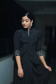 Actress Rashmika Mandanna New Stills In A Black Dress Bollywood Actress Hot Photos Most Beautiful Indian Actress Hollywood Top Actress