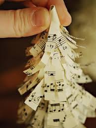 How To Make Sheet Music Christmas Trees Xmas Crafts Christmas Diy Sheet Music Crafts