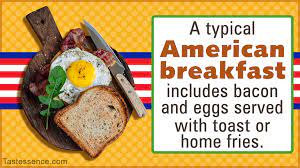 You'll find classic americana recipes like johnny cakes and diner favorites like ham and cheese omelets. American Breakfast Tastessence