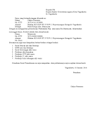Pdf surat pernyataan pembatalan reddy arimilandy. Surat Permohonan Pembatalan Haji