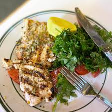 It S Drenched In A Garlicky Olive And Red Pepper Tapenade Saucy Thing That I Would Drink If They Let Me Jonandv Stuffed Peppers Healthy Meal Plans Tapenade