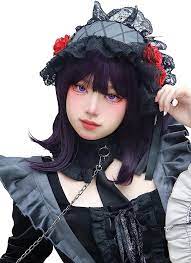 Amazon.com: C-ZOFEK Shizuku tan Cosplay Headband Costume Accessory Gothic  Rose Lace Headdress for Women Halloween : Clothing, Shoes & Jewelry