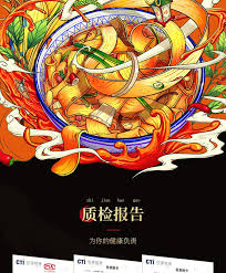 李子柒红油面皮速食方便面泡面食品干拌面擀面皮即食135g tmall com天猫 illustration poster art
