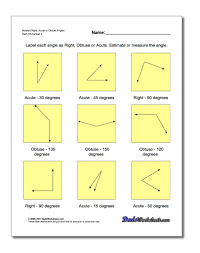 Identifying Angles Geometry Worksheets Angles Worksheet Geometry Worksheets Basic Geometry