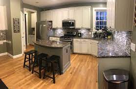 Benjamin moore november rain kitchen cabinets. November Rain Felted Wool Glaze 2 Cabinet Girls