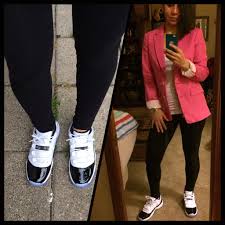 Unlike its 1995 og high, this women's exclusive jordan 11 low concord has adopted a low cut instead. Work Flow Fuschia Blazer Michael Kors Watch Concord 11 Lows Retro 11 S Jordans Outfit Streetwear Outfit Jordan Outfits Outfits