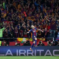 Can you imagine being on the pitch celebrating victory in the copa del rey with the fc barcelona stars? Departing Andres Iniesta The Star As Barcelona Cruise To Copa Del Rey Copa Del Rey The Guardian