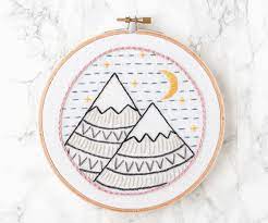 It includes over 10 embroidery sampler patterns free and lots of different styles. Mountain Embroidery Sampler Free Pattern 9 Steps With Pictures Instructables
