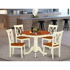 This rustic dining room table is manufactured from sturdy rubberwood also called asian hardwood has a sandblasting antique walnut finish which 48 inch round glass table, rectangular solid wood table is not only suitable for dining room, but also can be placed in the breakfast corner to increase function. Round 36 Inch Table And 2 Double X Back Chairs Number Of Chairs Option Overstock 28480571