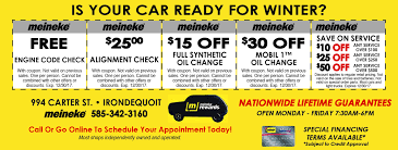Meineke Auto Wheel Alignment Alignment Oil Change