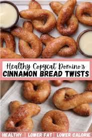 Healthy Copycat Domino S Cinnamon Bread Twists Bread Twists Cinnamon Bread Twisted Recipes