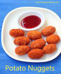 Potato Nuggets Recipe – Crispy Potato Cheese Balls Recipe | Chitra's Food  Book