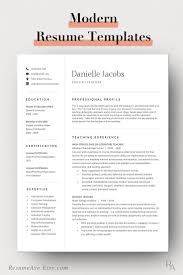 Professional Teacher Resume Template Word Design Cv Template Etsy In 2020 Teacher Resume Template Resume Template Word Teacher Resume