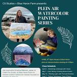 Plein Air Watercolor Painting Series — Texture Techniques