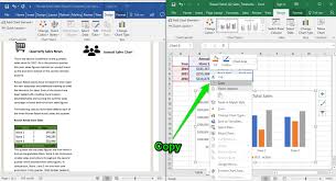 Find out how document collaboration and editing tools can help polish your word documents. Excel Chart In Word Document Computer Applications For Managers