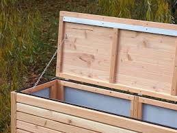 Auflagenbox Kissenbox Holz Oberflache Natur Atmungsaktiv Wasserdicht Kissenbox Auflagenbox Sitztruhe Holz