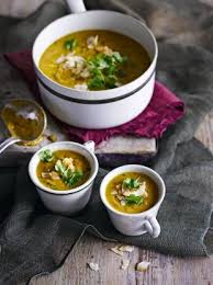 Red Lentil Sweet Potato Coconut Soup Vegetables Recipes Jamie Magazine Recipe Coconut Soup Healthy Recipes Vegetable Recipes