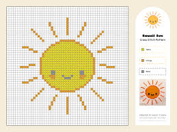 Animals, flowers, holidays and children's designs are all available. Kawaii Sun Free Cross Stitch Pattern By Apparate On Deviantart
