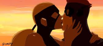 Wally Kid Flash Artemis Ishipit Kid Flash Kiss Pictures Dc Superheroes