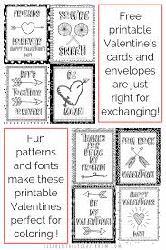 Valentine's day celebrates the magical experience of love. Printable Valentine Cards To Color The Kitchen Table Classroom