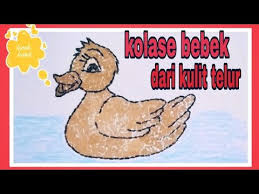 Download mewarnai gambar burung indonesia alamendahs blog. Cara Membuat Kolase Bebek Dari Kulit Telur Youtube