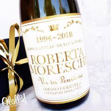 Bottiglia Di Spumante O Franciacorta Personalizzata Oro Idea Regalo Pensione Bottiglia Regali Idee Regalo