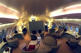Stylish Design Allows Ample Space Aircraft Interiors Airline Interiors Airplane Interior
