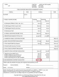 Mass Child Support Worksheet Redwoodsmedia