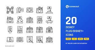 Disney+ is the ultimate streaming destination for entertainment from disney, pixar, marvel, star wars, and national geographic. Download Disney Plus Disney Icon Pack Available In Svg Png Icon Fonts