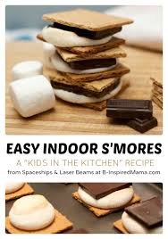 Kids In The Kitchen Indoor S Mores Food Recipes Dessert Recipes