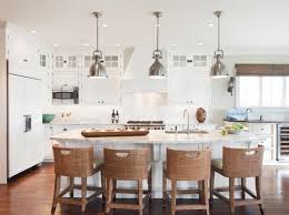 Kitchen islands bring a variety of new uses to that space. Transitional Island Style Kitchen White Cabinets Richard Bubnowski Design Elizabeth Gillin Inter Stools For Kitchen Island Home Decor Kitchen Kitchen Decor