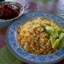 Nasi beryani @ beryani kambing tasek biru, alamat: Nasi Briyani Batu Pahat Alai Malay Restaurant