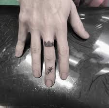 Royal crown crown tattoo on finger. 155 Crown Tattoo Ideas That Are Royally Elegant Wild Tattoo Art
