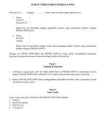 Contoh surat perjanjian kerjasama perusahaan doc. Contoh Surat Perjanjian Outsourcing Download Kumpulan Gambar