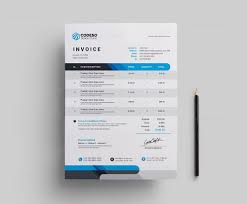 Modern Invoiceate Free Download Looking Word Graphic Design Doc Invoice Template Invoice Template Invoice Template Word Presentation Folder Templates