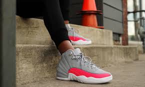 In december of 2013, the air jordan 12 retro made a brief appearance by releasing in two colorways. Sneaker Release Air Jordan Retro 12 Wolf Grey Racer Pink