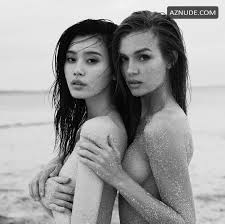Josephine Skriver and Ming Xi Nude by Zoey Grossman (Instagram, 2018) -  AZNude