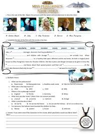 When you purchase through movies anywhere, we bring your favorite movies from your connected digital retailers together into one synced collection. Miss Peregrine S Home For Peculiar Children Movie Worksheet English Esl Worksheets For Distance Learning And Physical Classrooms
