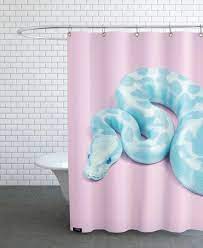 There are specially made toilet augers that are designed for the tougher clogs you get in your toilets. Blue Snake Shower Curtain Juniqe