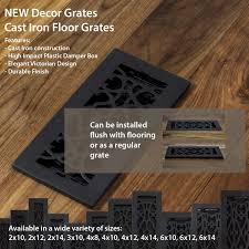 I highly recommend this to anyone who likes the design. 4 X 10 Cast Iron Black Decor Grates Ac410 Blk Victorian Floor Register Tools Home Improvement Building Supplies