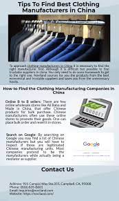 If you're looking for an overseas clothing manufacturer, kompass is a fantastic option. Best Clothing Manufacturers In China Noviland Clothing Manufacturer Cool Outfits Manufacturing