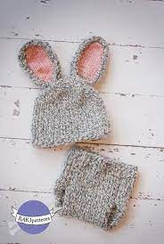 Bunny Hat And Diaper Cover Set Pattern By Kristi Greeson Knitting Baby Knitting Patterns Diaper Cover Pattern