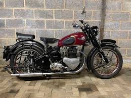 Image result for Red 1952 Motorcycle