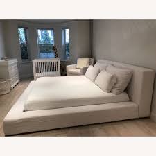 Restoration Hardware Cloud Slip Covered Platform Aptdeco
