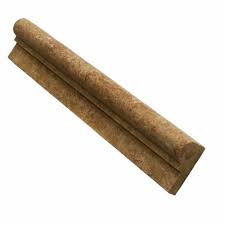 2×4 walnut travertine chair rail. Tile Mosaic Depot 12 X 2 Travertine Chair Rail Tile Trim In Brown Wayfair