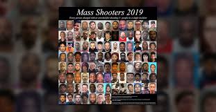 The number of mass shootings declined significantly in 2020 as compared to the year before, according to the associated press. Does A Meme Show The Faces Of Suspected Mass Shooters In U S In 2019 Snopes Com