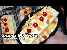 Crema De Fruta Madiskarteng Nanay Youtube Christmas Desserts Cakes Coffee And Walnut Cake Yummy Cakes