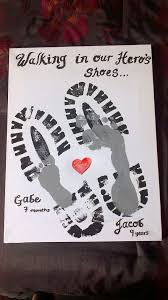 Birthday Gifts For Dad From Son Crafts Walking In Heros Shoes Diy Fathers Day Crafts For Kids Homemade Birthday Gifts For Dad From Son Fathers Day Crafts Diy Father S Day Crafts Father S Day Diy