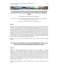 Pdf Analisis Tahap Kebolehruntuhan Tanah Dengan Menggunakan Skala Rom Kajian Di Kampus Universiti Kebangsaan Malaysia Bangi An Analysis Of Landslide Level Using The Rom Scale The Case Of The Universiti Kebangsaan Malaysia